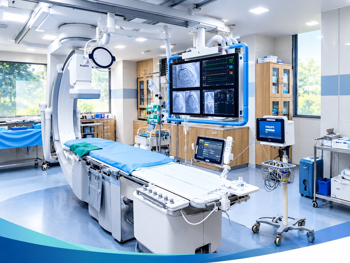 Modern Cath Lab at Lokpriya Hospital, Meerut