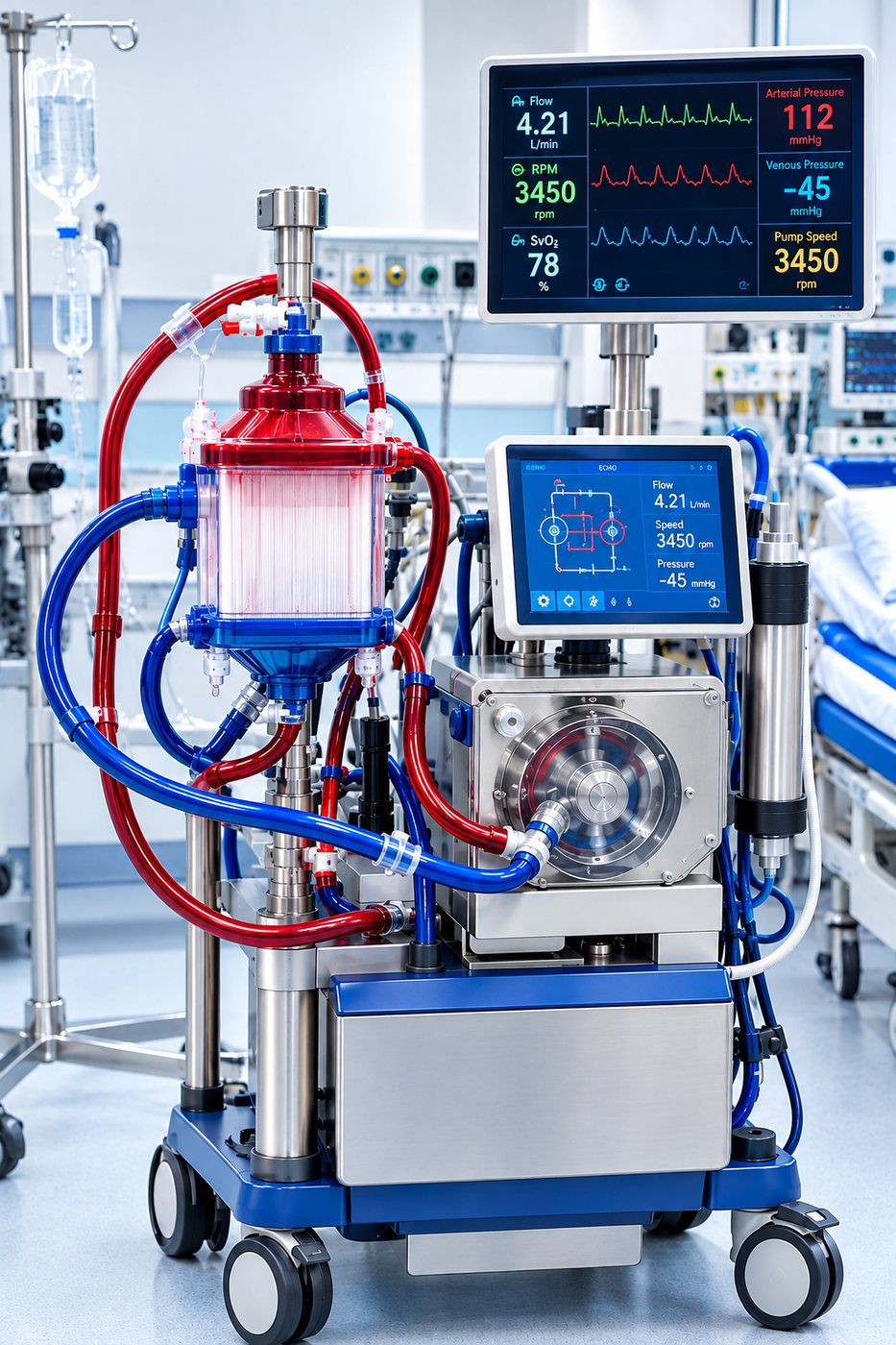 ECMO Life Support at Lokpriya Hospital, Meerut